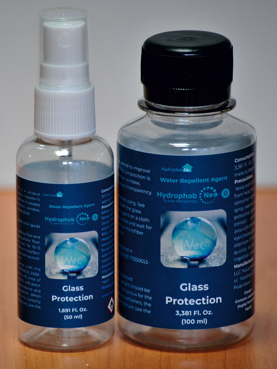 Hydro3 Glass Coating - Windshield Water Repellant, Increases
